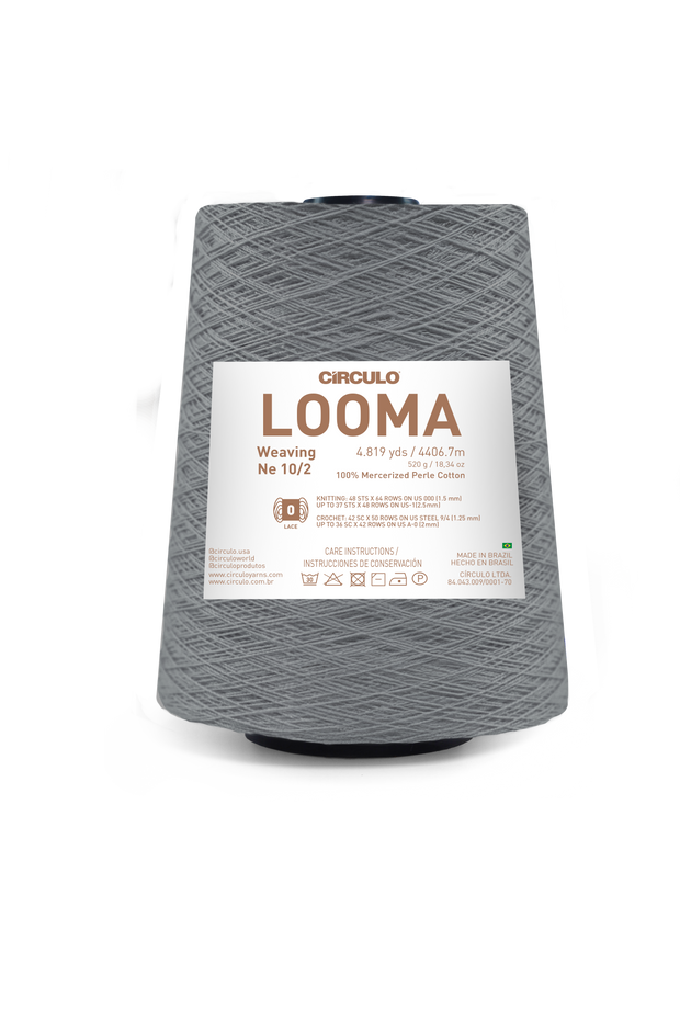 Looma 10/2 Mercerized Perle Cotton Weaving Yarn by Circulo