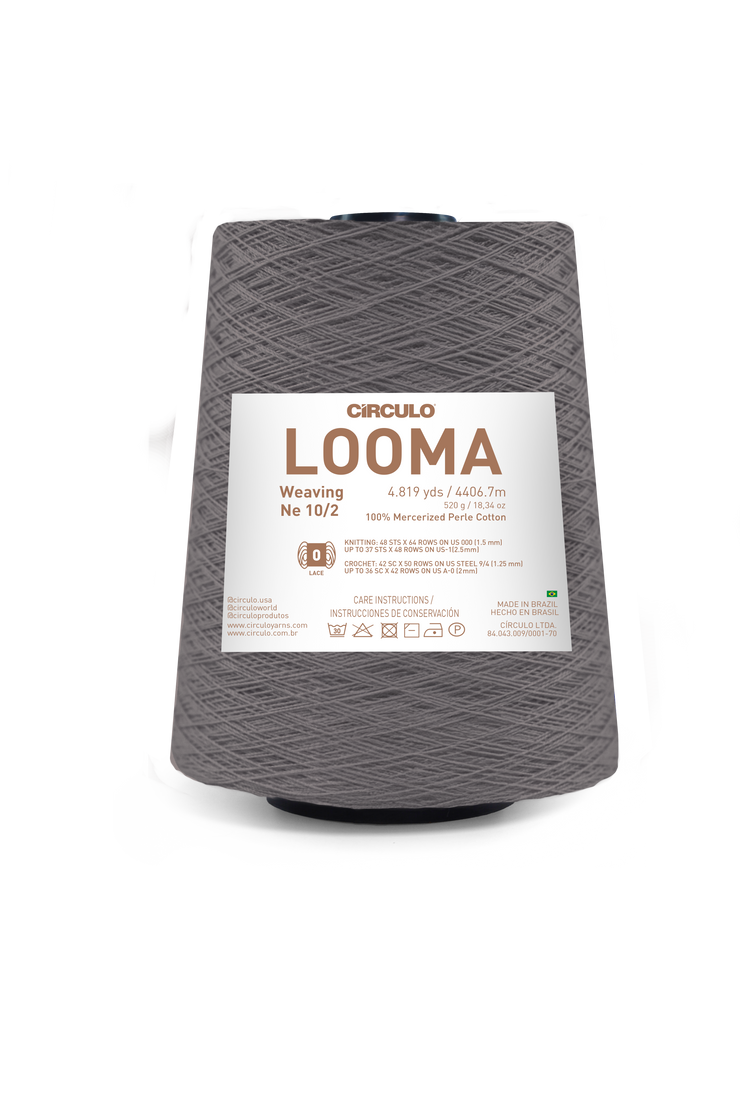 Looma 10/2 Mercerized Perle Cotton Weaving Yarn by Circulo