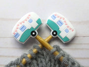 Teal Camper | Stitch Stoppers Knitting Notions