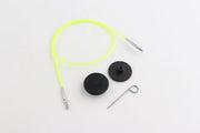Color Coded Nylon Silver Fixed Cables for KnitPro Interchangeable Tips