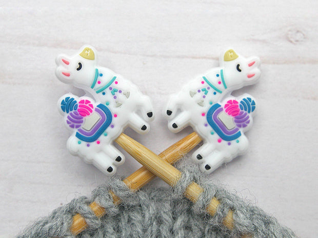 Yarn Loving Llama | Stitch Stoppers