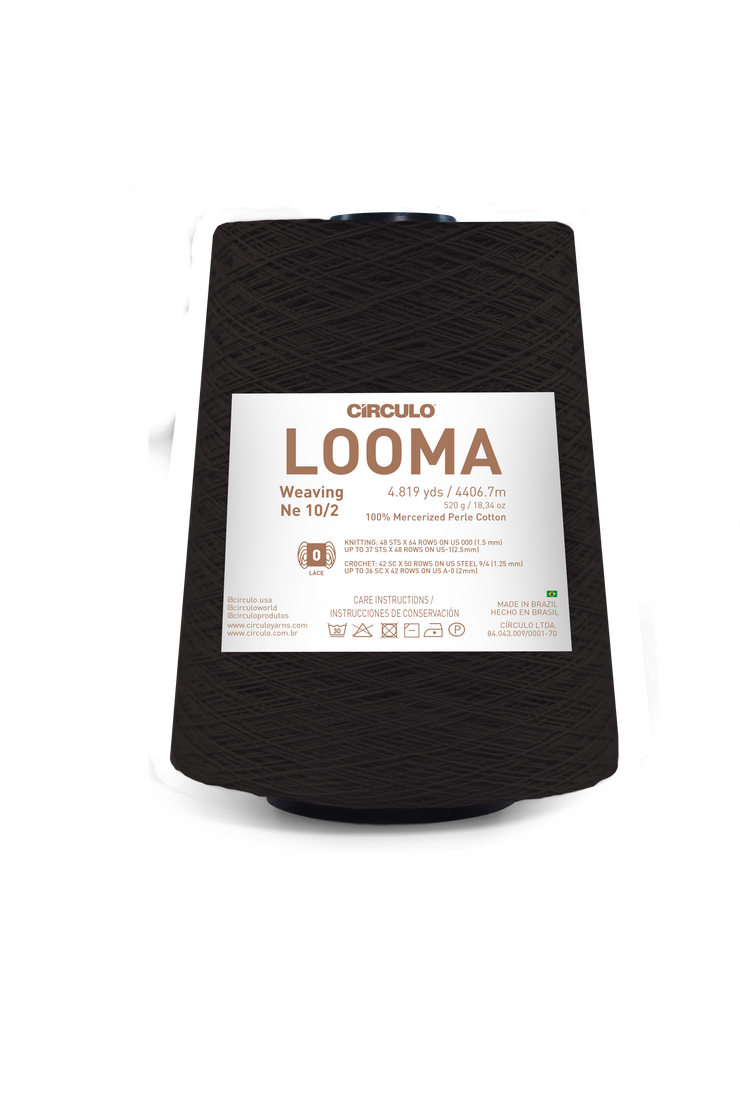 Looma 10/2 Mercerized Perle Cotton Weaving Yarn by Circulo