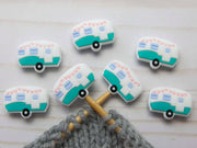 Teal Camper | Stitch Stoppers Knitting Notions