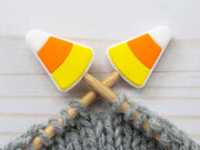 Candy Corn | Stitch Stoppers Knitting Point Protectors