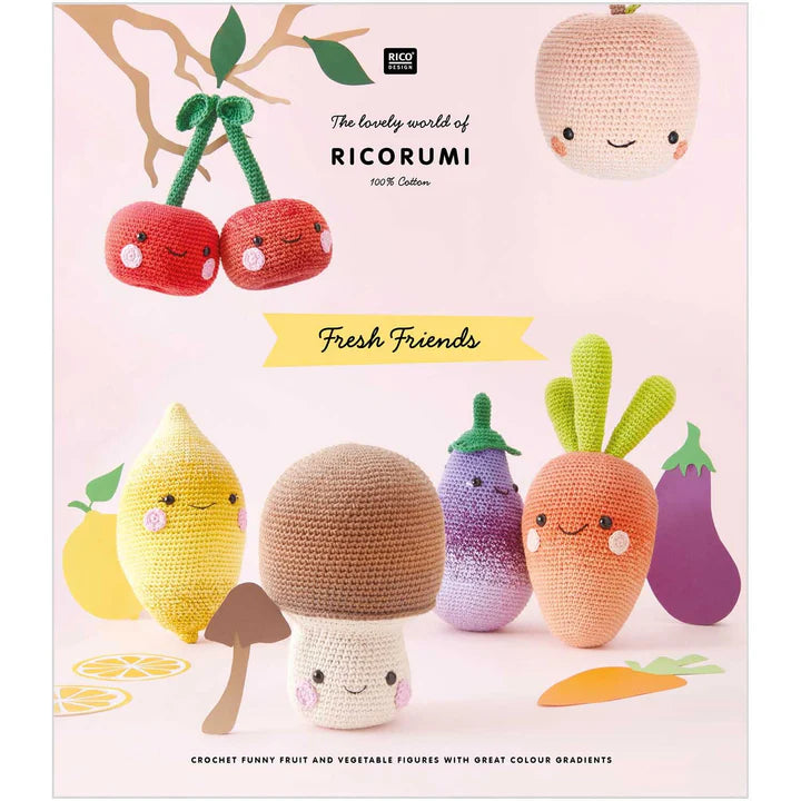 Ricorumi Fresh Friends Crochet Pattern Book by Rico Design
