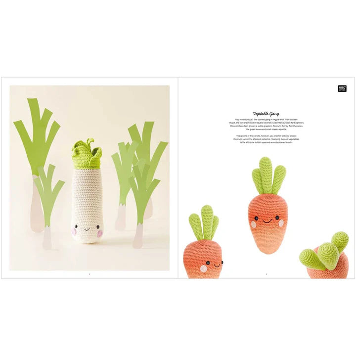 Ricorumi Fresh Friends Crochet Pattern Book by Rico Design