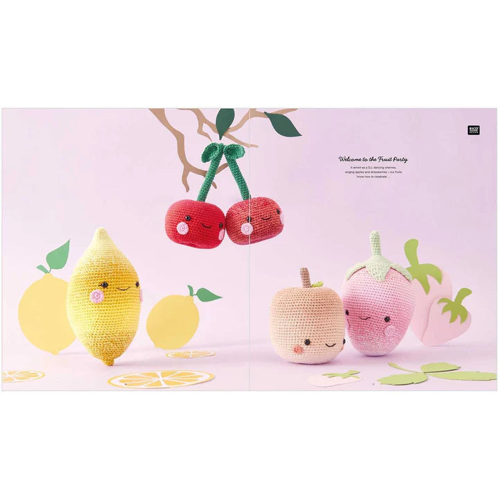 Ricorumi Fresh Friends Crochet Pattern Book by Rico Design