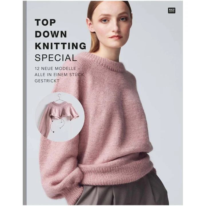 Top Down Knitting Special Pattern Book by Rico Design