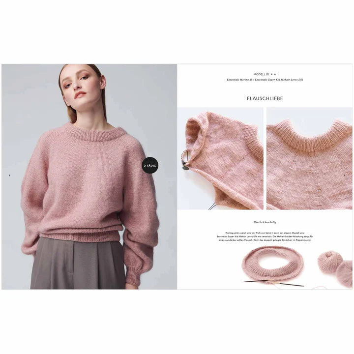 Top Down Knitting Special Pattern Book by Rico Design