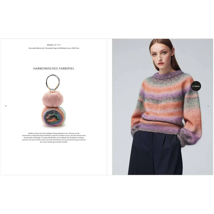 Top Down Knitting Special Pattern Book by Rico Design