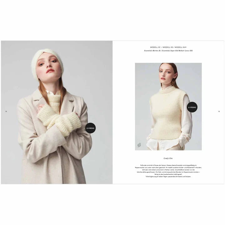 Top Down Knitting Special Pattern Book by Rico Design