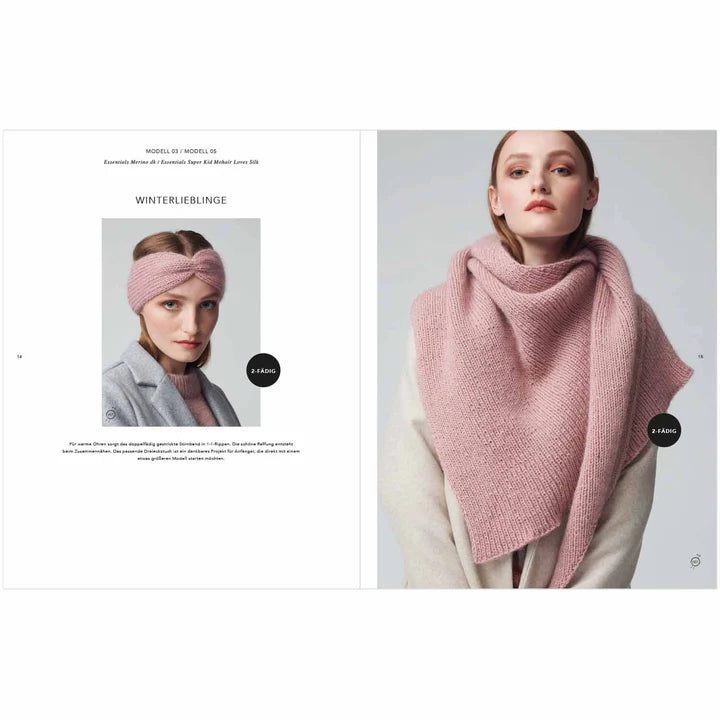 Top Down Knitting Special Pattern Book by Rico Design