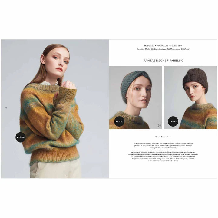 Top Down Knitting Special Pattern Book by Rico Design