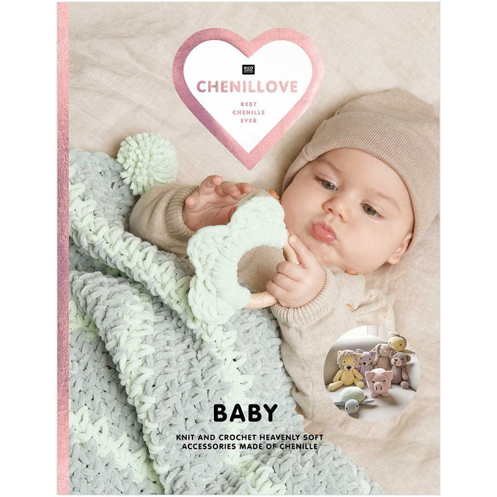 Baby Chenillove Knit &amp; Crochet Pattern Book by Rico Design