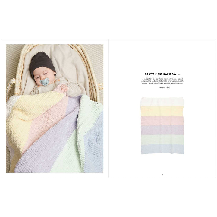 Baby Chenillove Knit &amp; Crochet Pattern Book by Rico Design