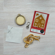 Gingerbread House Mini Matchbox Christmas Cross Stitch Kit