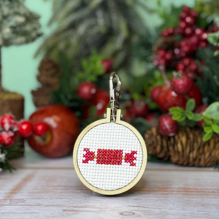 Christmas Cracker Mini Matchbox Christmas Cross Stitch Kit