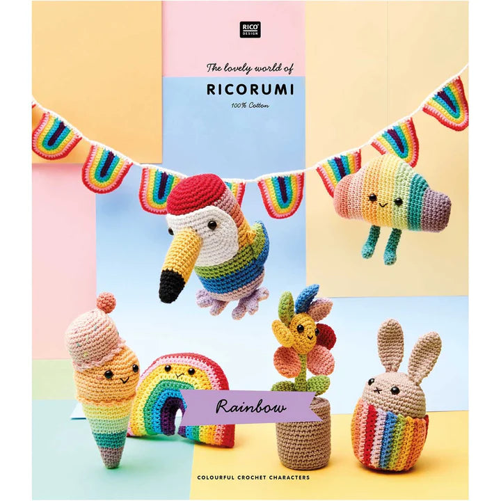 Ricorumi Rainbow Crochet Pattern Book by Rico Design