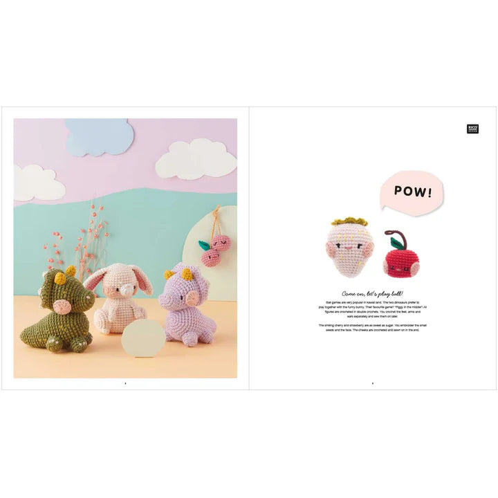 Ricorumi Kawaii Crochet Pattern Book by Rico Design