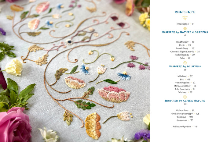 Wild Embroidery: 16 Botanical Designs Inspired by the Beauty of the Arts &amp; Crafts Movement
