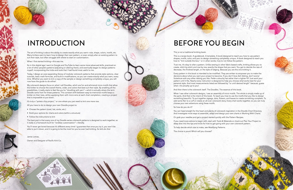 The Doodle Knit Directory 200 Mix &amp; Match Motifs and Patterns For Knitted Accessories by Jamie Lomax