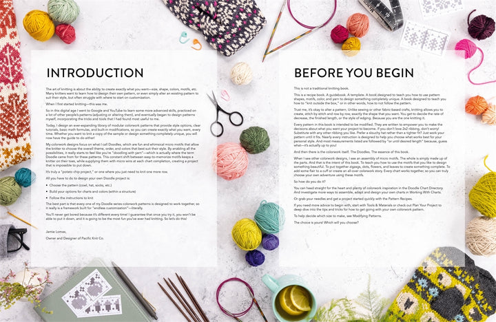 The Doodle Knit Directory 200 Mix &amp; Match Motifs and Patterns For Knitted Accessories by Jamie Lomax