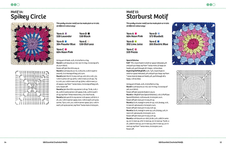 100 Essential Crochet Motifs by Cassie Ward