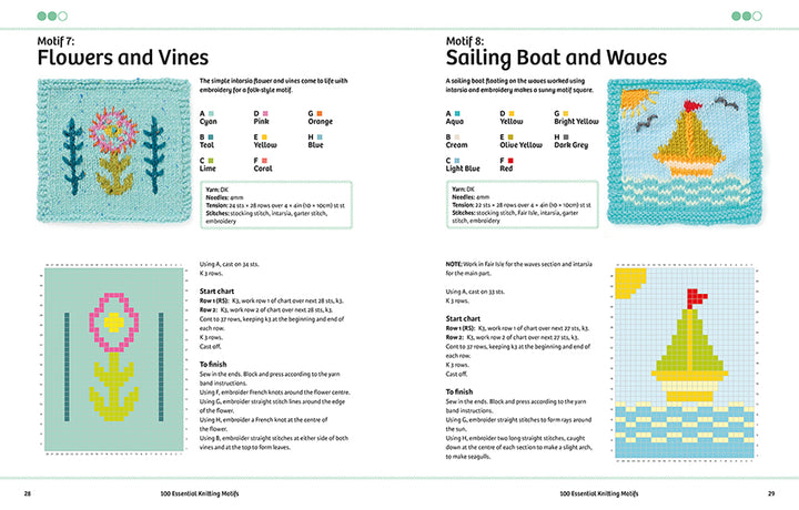 100 Essential Knitting Motifs by Sian Brown