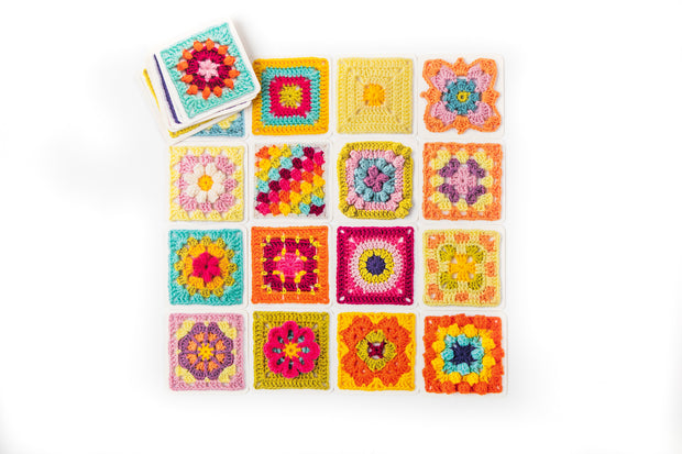 Granny Square Card Deck, The 50 mix and match designs by Claire Montgomerie