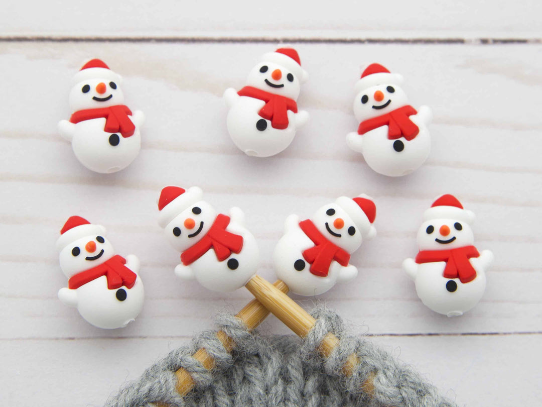 Little Snowman | Stitch Stoppers Point Protectors Knitting