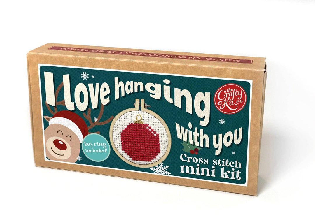 Bauble Mini Matchbox Christmas Cross Stitch Kit