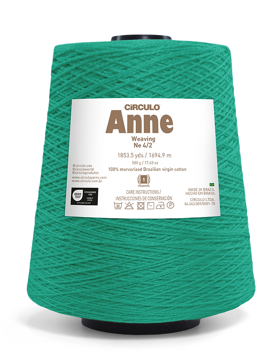 Anne 4/2 Mercerized Brazilian Virgin Cotton Weaving Yarn by Circulo