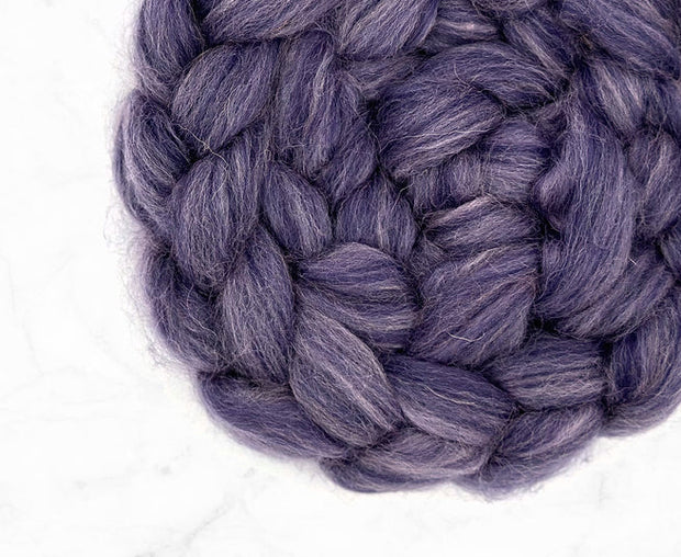 Bio-Nylon Wool Blend Roving by the Ounce - Lavender Mist
