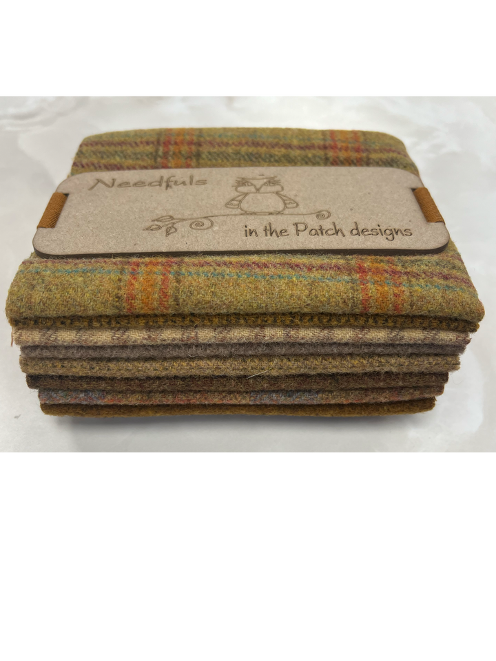 Needfuls - 8 Pieces of 6" x 13" Felted Wool by in the Patch designs