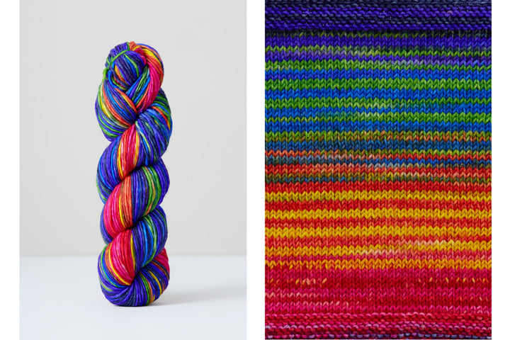 Uneek Worsted Self-Striping Superwash Merino Yarn