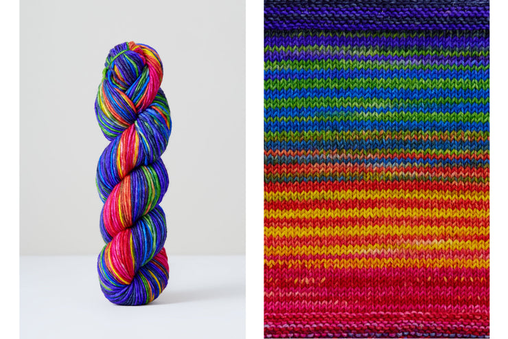 Uneek Worsted Self-Striping Superwash Merino Yarn