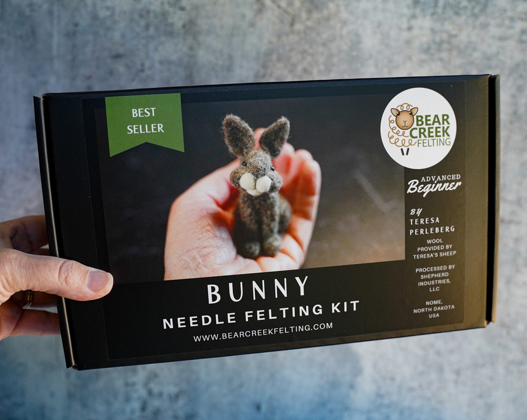 Bear Creek Felting - Felting Kits - Bunny