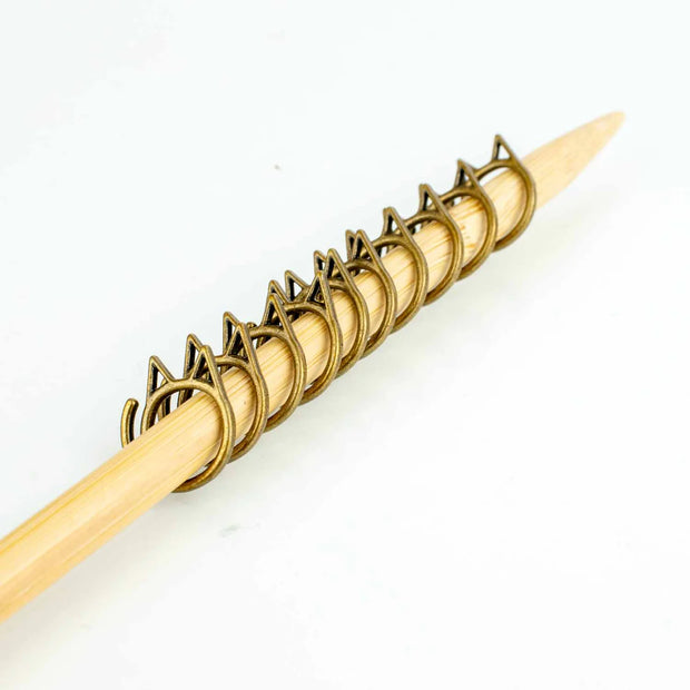 Cat Clips - Simple Removable Stitch Markers by Twice Sheared Sheep