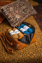 Cleo Leather Project Bag from Muud