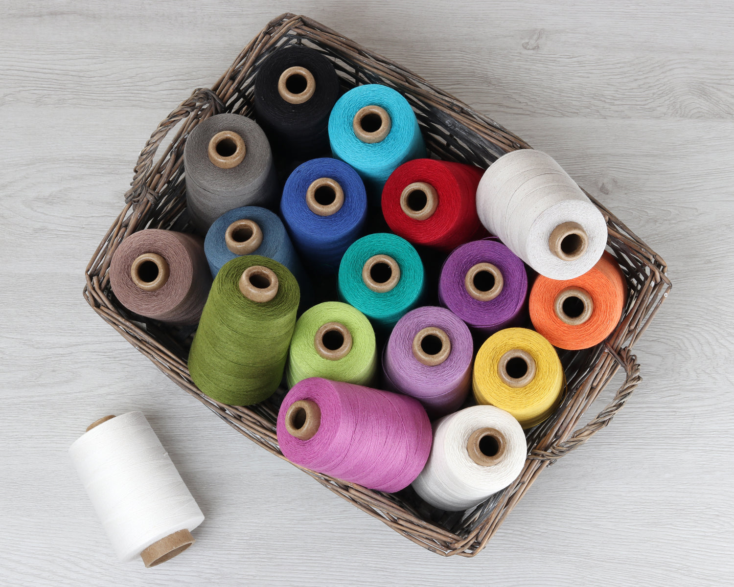 Ashford Cottolin Yarn 8/2 for Weaving 200gm cone Icon Fiber Arts