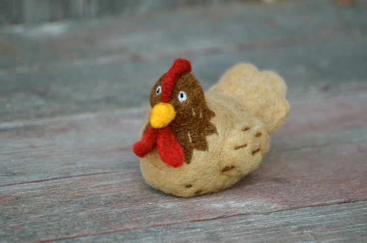 Bear Creek Felting - Felting Kits - Brown Chicken