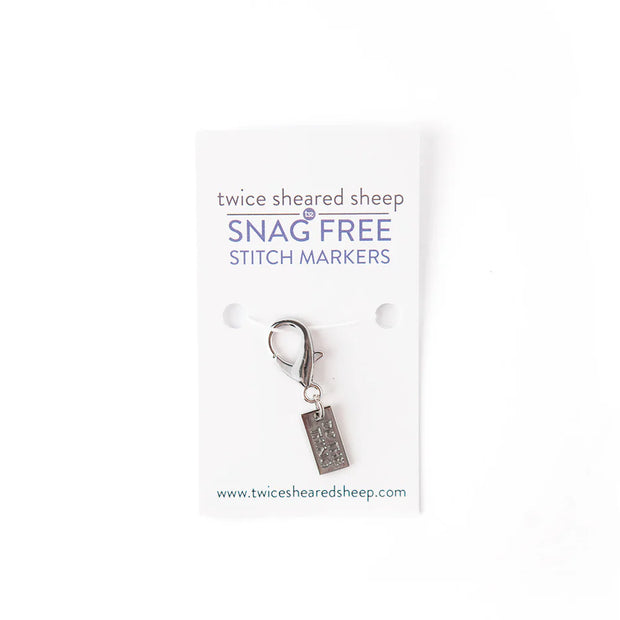 Do The Thing Stitch Marker by Twice Sheared Sheep
