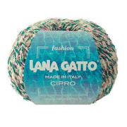 Cipro - Cotton and Polyester blend Fashion Yarn by Lana Gatto