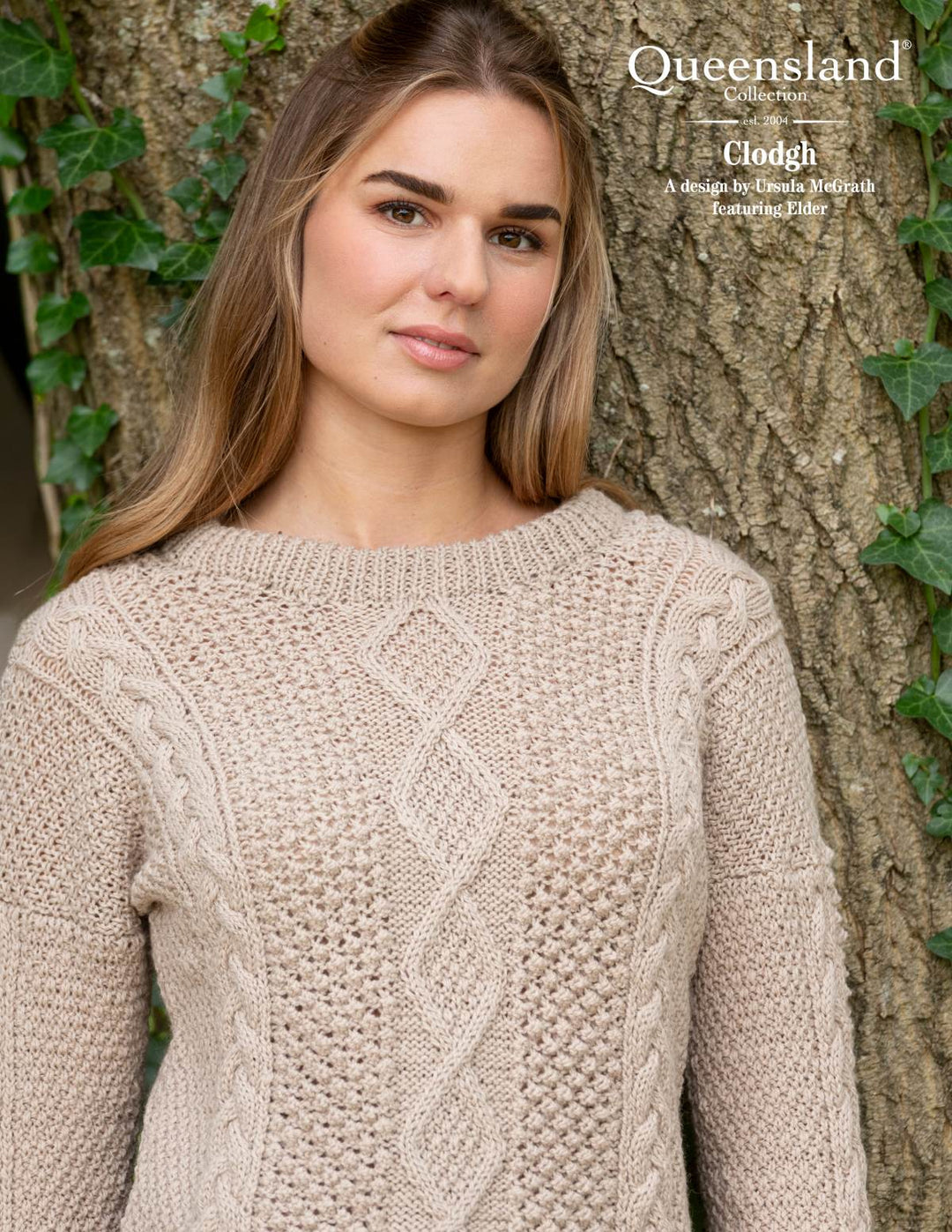 Clodgh Cabled Pullover Knitting Pattern by Ursula McGrath