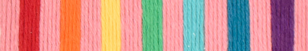 Rainbow Cake Organic Cotton Yarn by Queensland