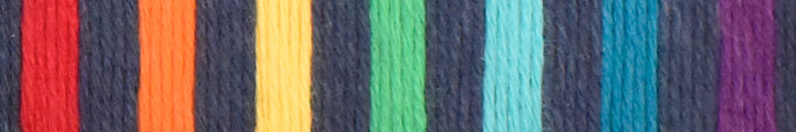 Rainbow Cake Organic Cotton Yarn by Queensland