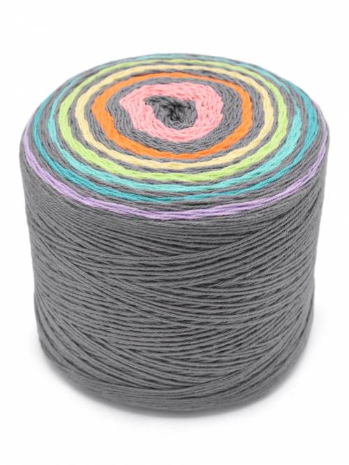 Rainbow Cake Organic Cotton Yarn by Queensland