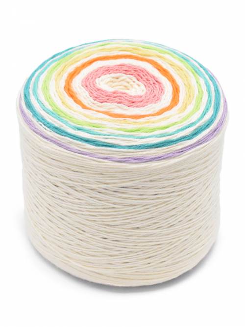 Rainbow Cake Organic Cotton Yarn by Queensland