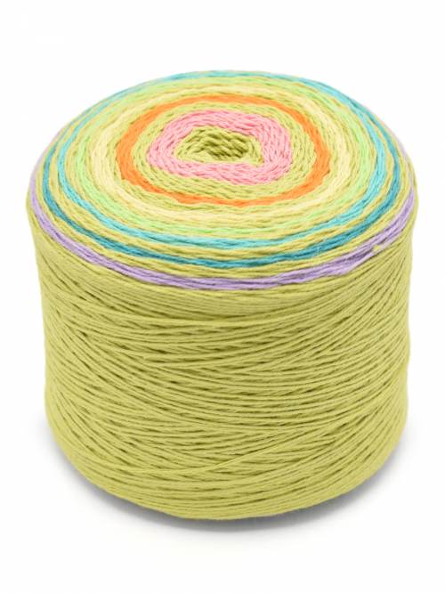 Rainbow Cake Organic Cotton Yarn by Queensland