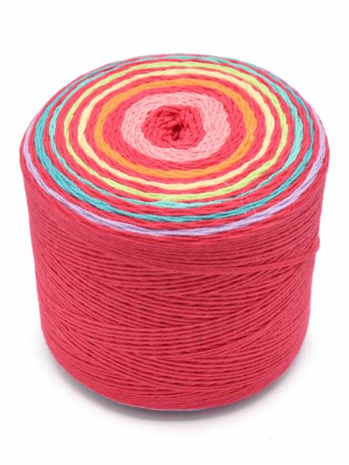 Rainbow Cake Organic Cotton Yarn by Queensland